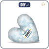DECORATIVE PILLOW HEART - NAJLEPSZY DZIADEK NA ŚWIECIE / HOARFROST 