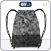 GYM BAG - PIXELS pat. 2 / grey - big