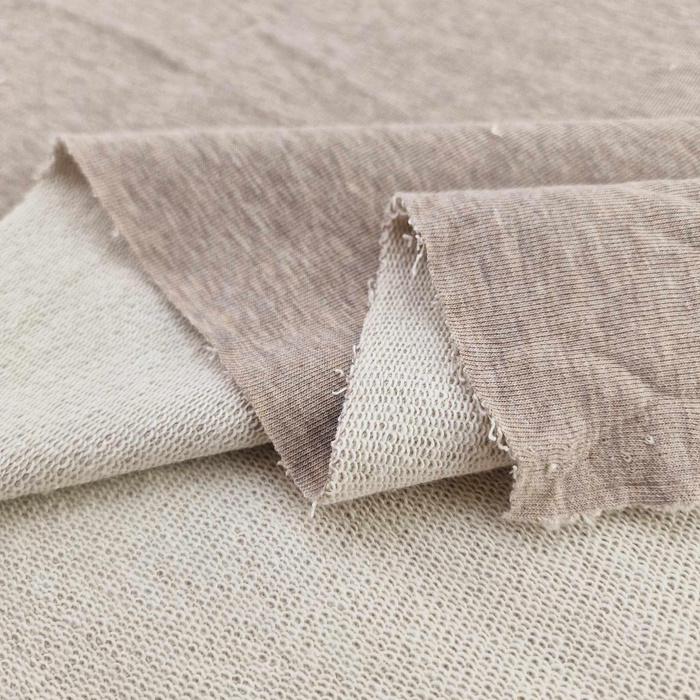 ZESTAW DIY - Bluza kangurka „LUXA” - MELANŻ BEŻOWY XS-S