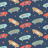 SKATEBOARD - leichte Maschenware angeraut