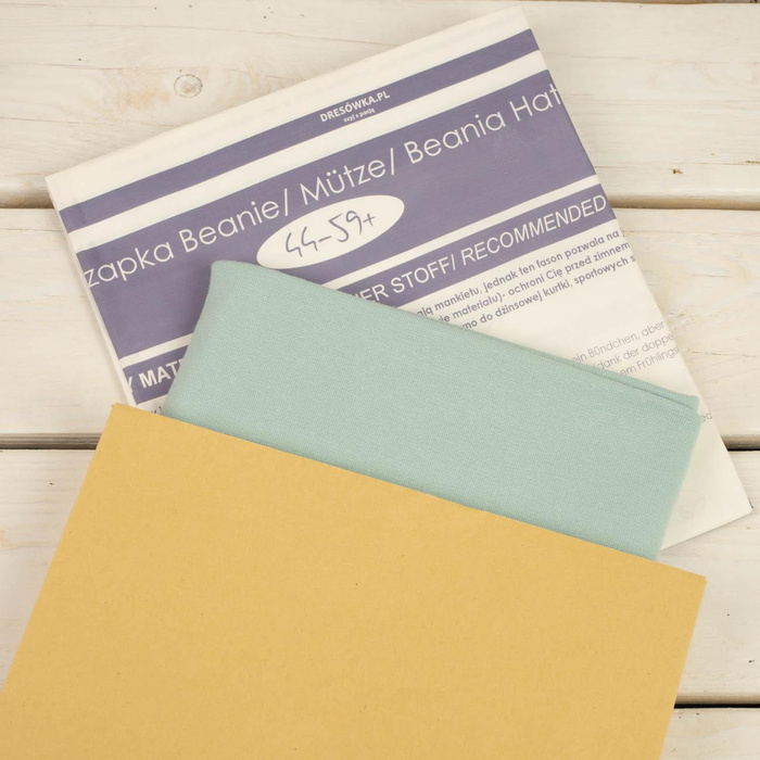 Beanie Mütze - MODERN MINT - Nähset