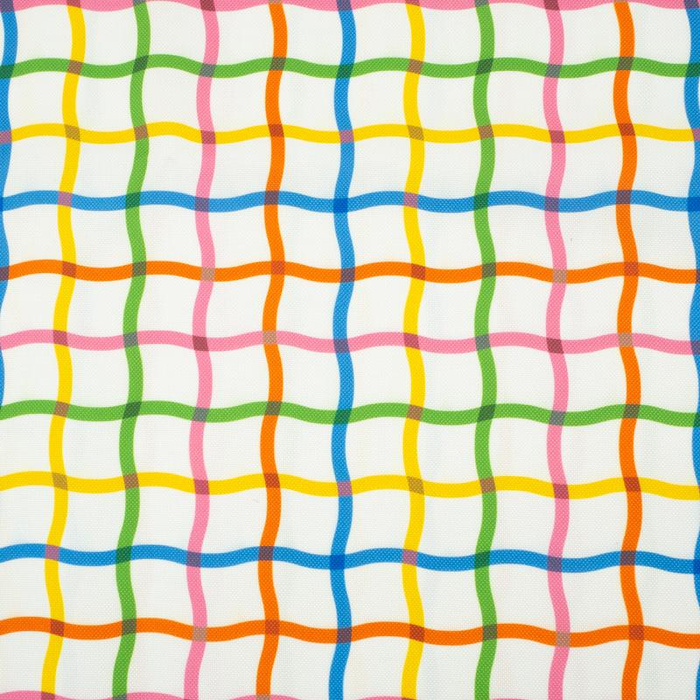 COLORFUL SQUARES - Waterproof woven fabric