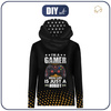 UNISEX HOODIE (HYDRA) - GAMER - Nähset M