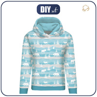 CLASSIC DAMEN HOODIE (POLA) - Alaska / hellblau - Sommersweat