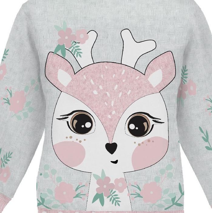 DĚTSKÁ MIKINA S KAPUCÍ (ALEX) - KOLOUCH JOLA - teplákovina (122-128)