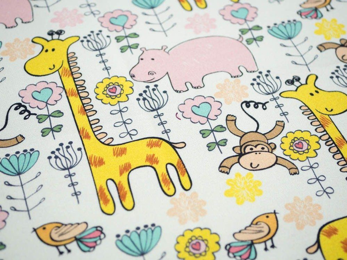 BUNTES SAFARI - Viskose-Jersey WE210