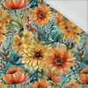 FLOWERS PAPAYA ORANGE WZ. 13 - schnelltrocknende Webware