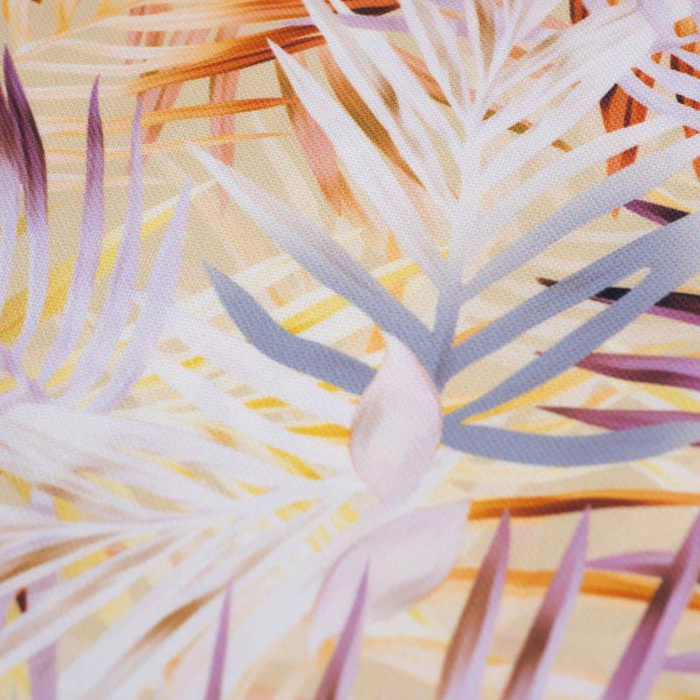 PALM LEAVES pat. 2 (gold) - Waterproof woven fabric