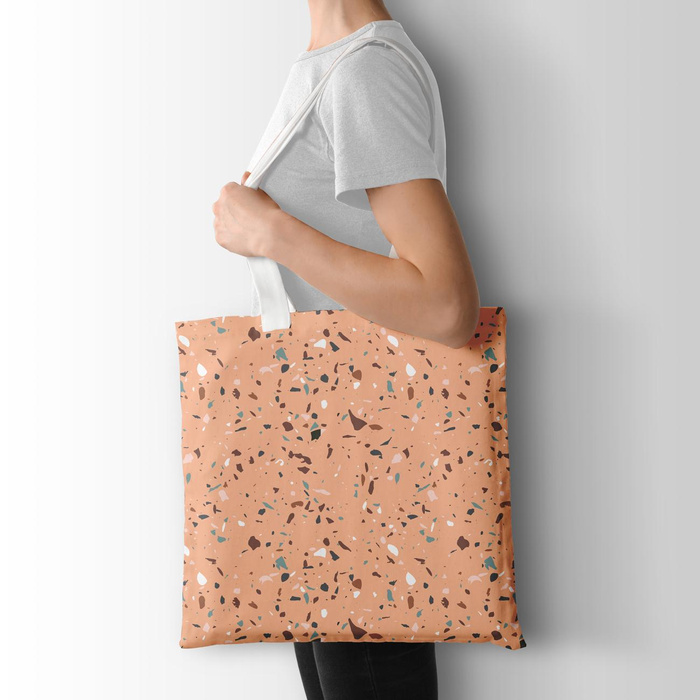 TERRAZZO PAT. 6 / peach fuzz - single jersey 