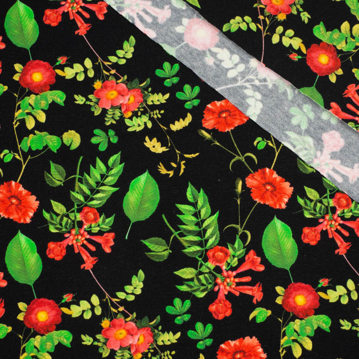 MINI RED GARDEN (PARADISE GARDEN) - single jersey 