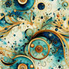 ABSTRACTION wz.11- Upholstery velour 