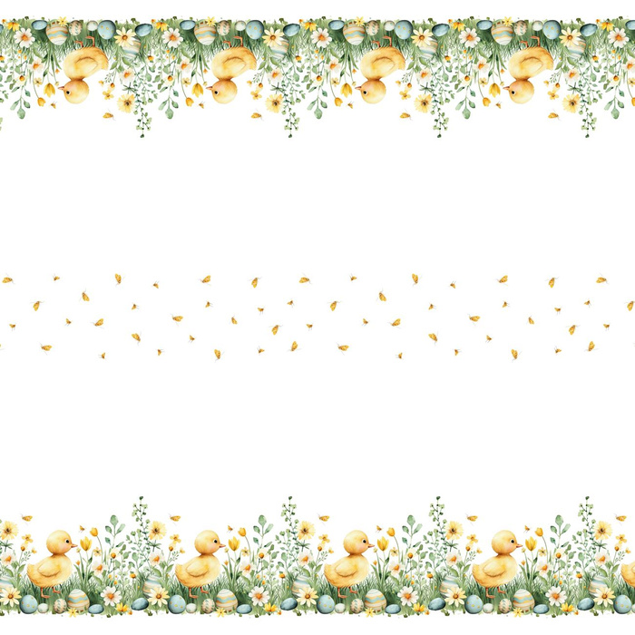 EASTER PAT. 4 - Woven Fabric for tablecloths