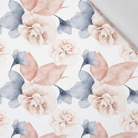 RETRO FLOWERS WZ. 3 - Baumwoll Webware