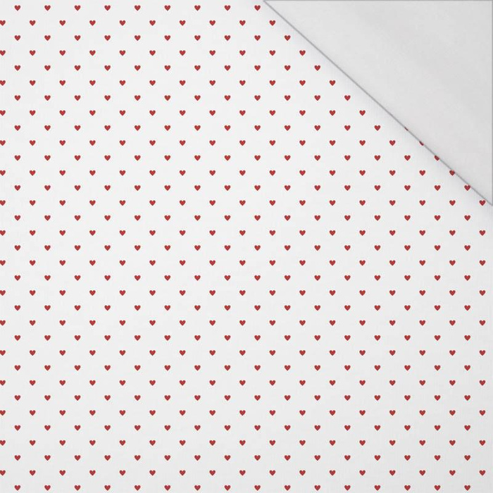 SERDUSZKA wz. 2 / biały (WALENTYNKOWY MIX) - single jersey z elastanem