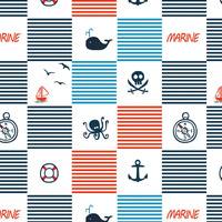 MARINE / 6cm - white - Viscose jersey WE210