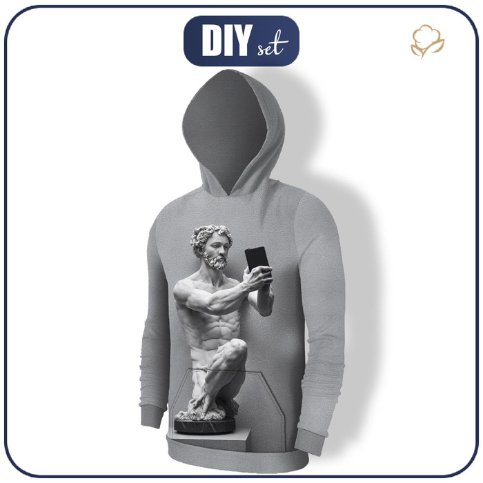 HERREN HOODIE (COLORADO) - SCULPTURE'S SELFIE - Nähset XL