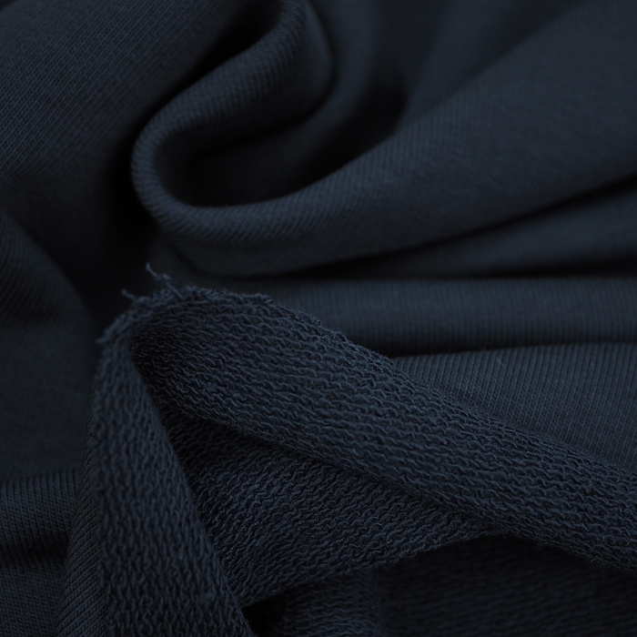 Looped knit fabric HEAVY 400g - NAVY