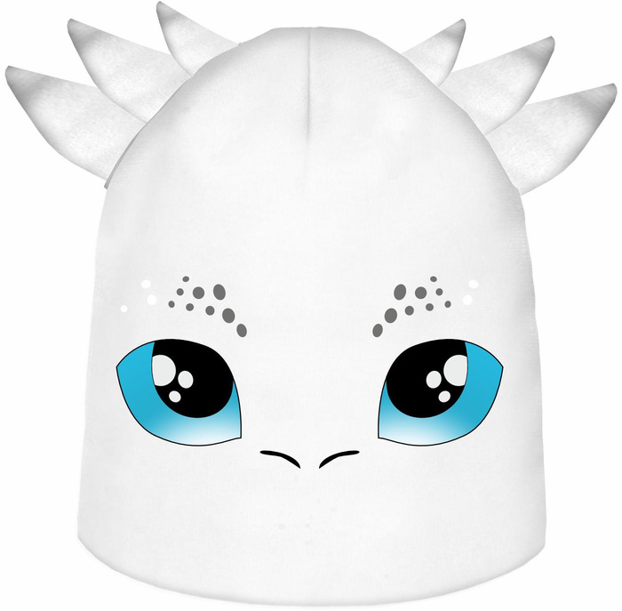 DĚTSKÁ ČEPICE A ŠATKA (DINO) - WHITE DRAGON 51-54