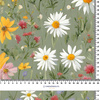 FLOWERS MEADOW WZ. 3 - Baumwoll Musselin