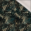 ANIMAL PATTERN WZ. 3 - teplákovina počesaná s elastanem ITY