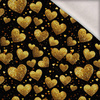 Black & Gold Glamour wz.5 - brushed knitwear with elastane ITY