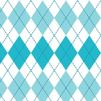 OKTOBERFEST SVETROVÉ KOSOČTVERCE - bavlněná tkanina