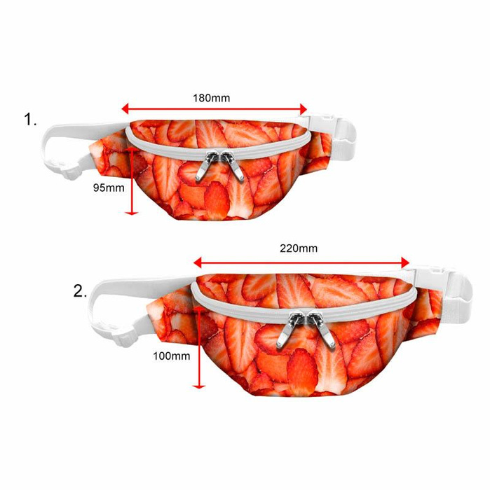 HIP BAG - STRAWBERRIES - big