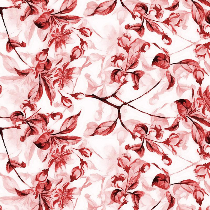 APFELBLÜTE Ms. 1 (rot) - Viskose Jersey