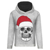 DÁMSKA MIKINA (POLA) CLASSIC S KAPUCÍ - SANTA SKULL - Sada šití XXL