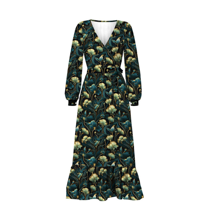 AUTUMN FLOWERS WZ.10- Slub Weave