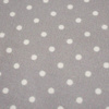 WHITE DOTSIES / grey - Cotton woven fabric