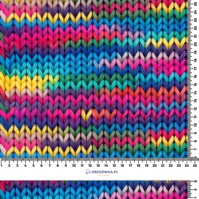 RETRO GEOMETRIC WZ. 9 - Viskose Webware