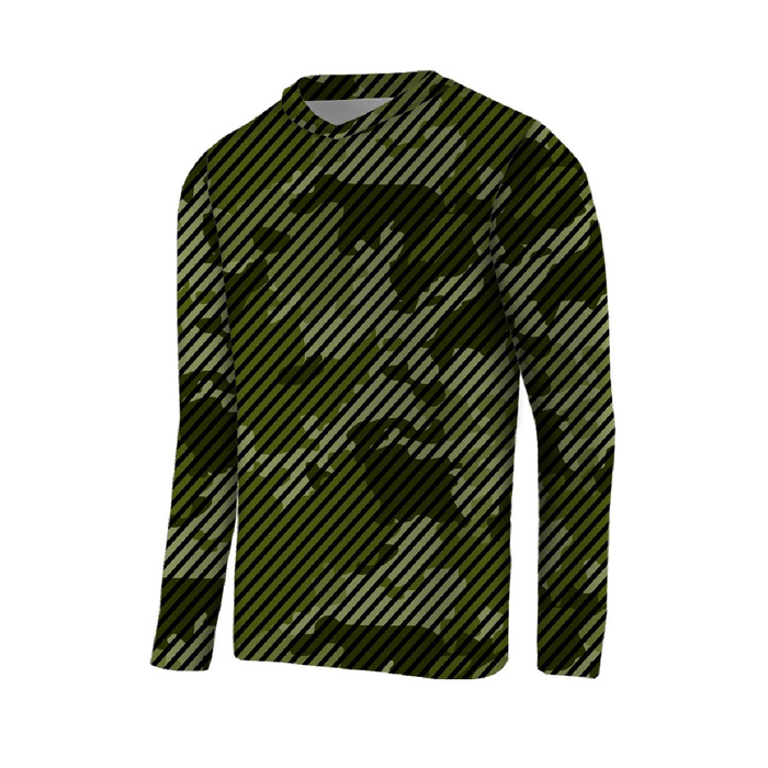 THERMO MEN'S SET (STEVE) - CAMOUFLAGE / STRIPES - sewing set M