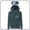 BLUZA Z KAPTUREM UNISEX (HYDRA) - HERE COMES THE SUN - zestaw do uszycia (98/104)