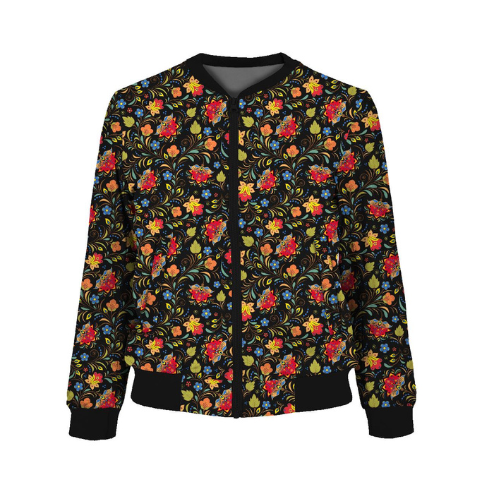 FOLK BLUMEN - Wintersweat angeraut mit Elastan ITY