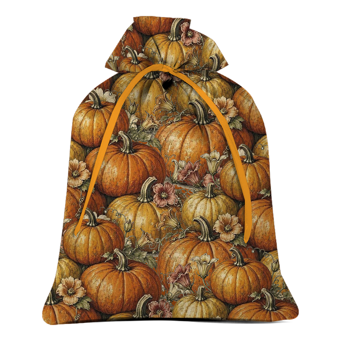 Geschenkbeutel - PUMPKINS & FLOWERS - Nähset