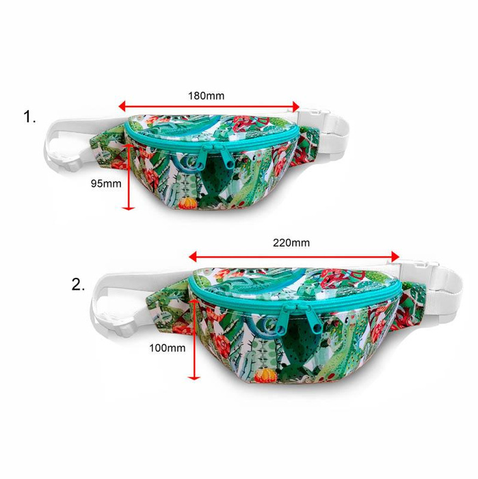 HIP BAG - CHAMELEONS / Choice of sizes