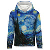 BLUZA DAMSKA (POLA) CLASSIC Z KAPTUREM - GWIAŹDZISTA NOC (Vincent van Gogh) - zestaw do uszycia L
