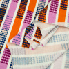 Viscose jersey - Retro Papaya & Pink wz.1