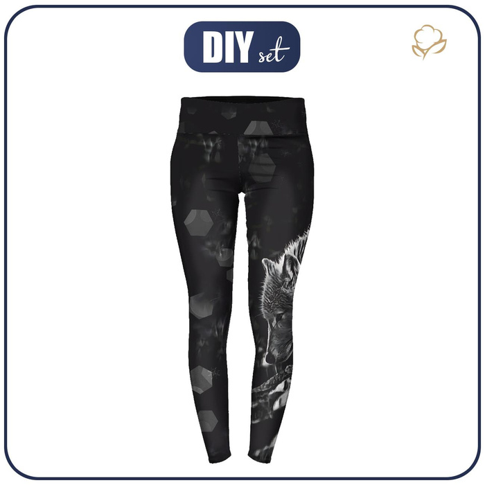 THERMO LEGGINSY DAMSKIE (GRETA) - WILK POLARNY - zestaw do uszycia XXXL