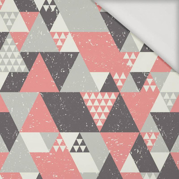 TRIANGLES / watermelon - Viscose jersey