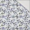 LEAVES pattern no. 2 (grey) - Viscose jersey