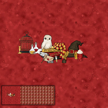 SOWA wz. 2 (MAGICZNA SZKOŁA) - PANEL PANORAMICZNY (50cm x 155cm)