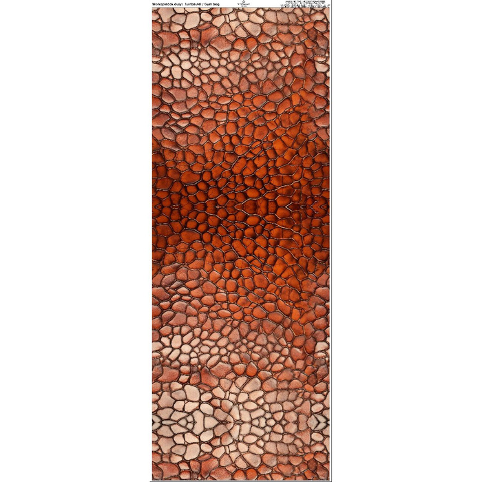 TURNBEUTEL - LEATHER PATTERN MS.12 - klein