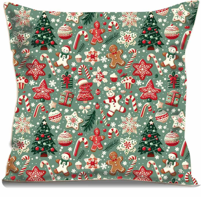 HAPPY CHRISTMAS WZ. 10- Polster- Velours