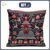 KISSEN 45x45 - CHRISTMAS SWEATER wz.2 - Panama 220g - Vorderseite + Rückseite