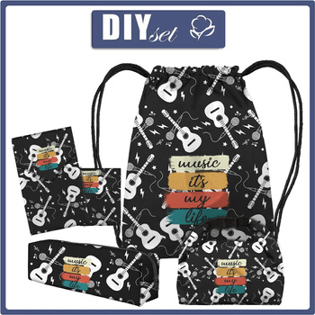 SCHÜLERPAKET - MUSIC IT'S MY LIFE - Nähset