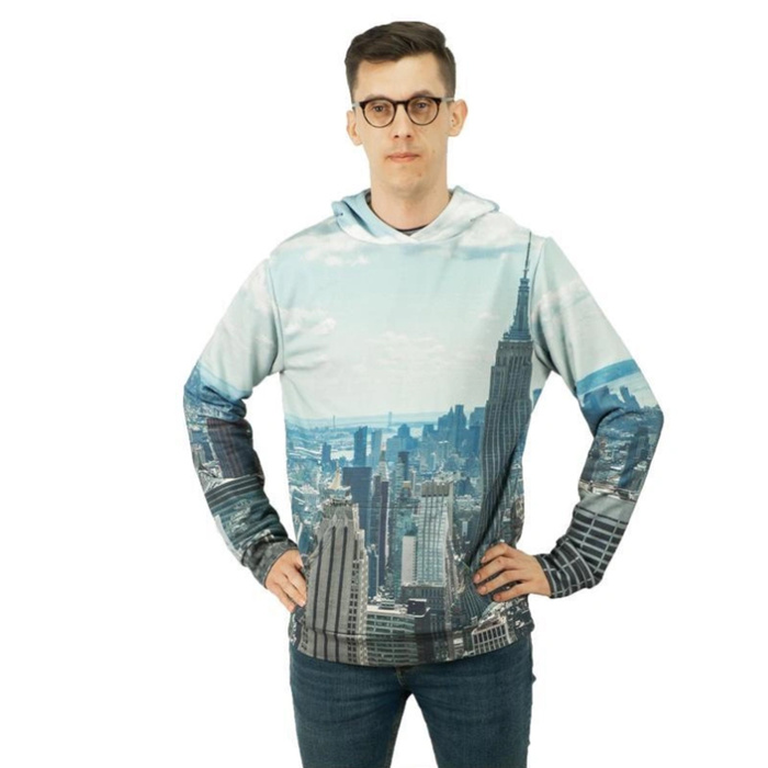 PÁNSKÁ MIKINA S KAPUCÍ (COLORADO) - HALUNKI BESTIE - Sada šití XXXL