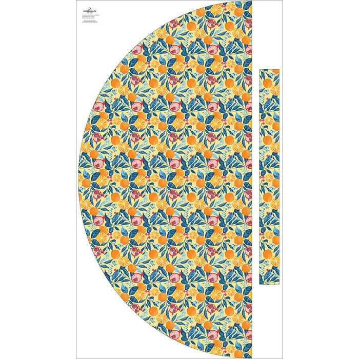 Maxirock Panel - Viskose Jersey/ TUTTI FRUTTI ms.5