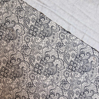 MEHNDI BLACK 2 - viscose knit fabric